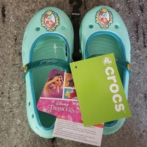 Girls Crocs, Keely Disney Princess Ariel Flat